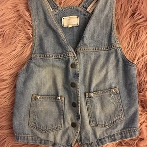 Current/Elliott "The Circle Vest" w/studs